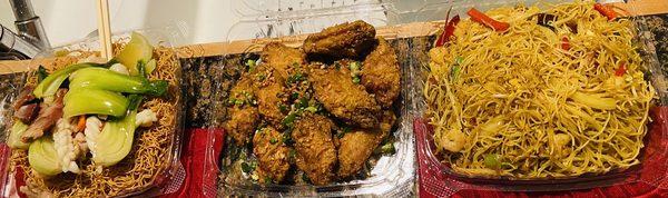 House chow mein/Salt & pepper deep fried wings/Singapore stir fried vermicelli...to go orders.