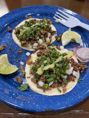 Steak tacos, the absolute best tacos EVER!