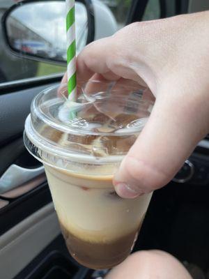 16oz Carmel Iced Latte