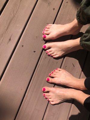 Our wonderful pedicure