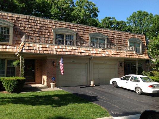 Cedar Shake roof we completed.