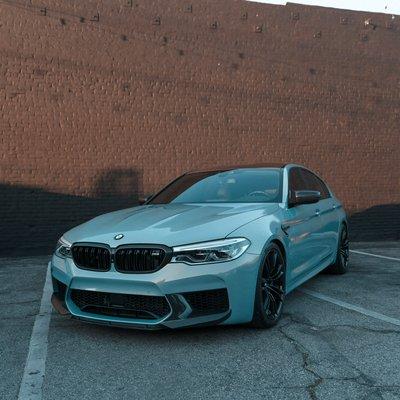 Leti Auto Works, Full change color Vinyl wrap Urban Bamboo for BMW M5