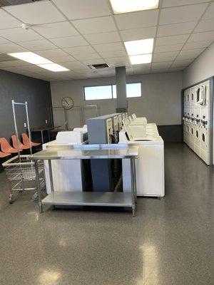 Really nice laundry room- even has an ironing board and iron for use.