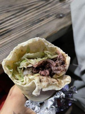 Lamb shawarma