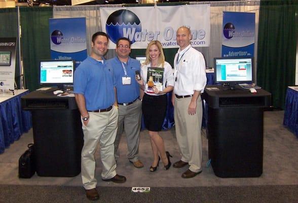 Amy Working the WefTek SHOW IN Orlando