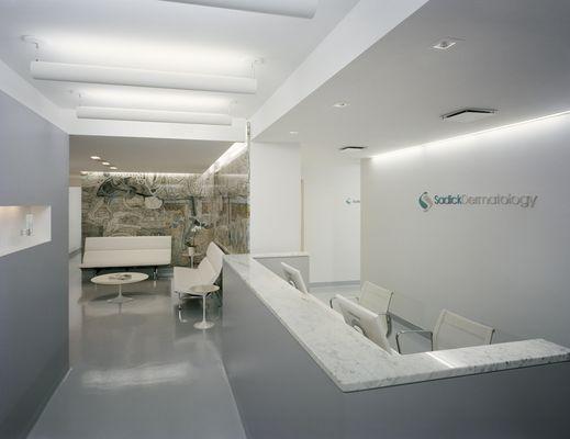 Bright, inviting waiting area at our Park Ave office