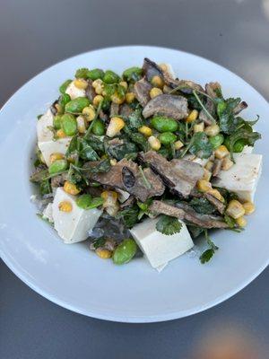 Tofu & shiitake poke bowl always hit the spot!