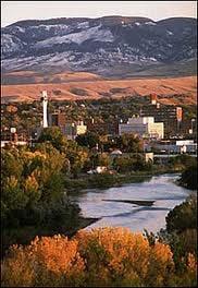 My hometown, Casper, Wyoming.