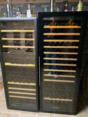 Part of wine collection That Bounty Hunter has helped fill