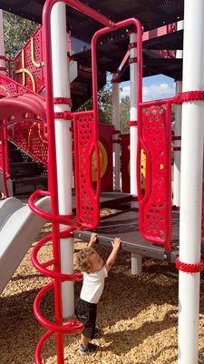 Very tall play structure