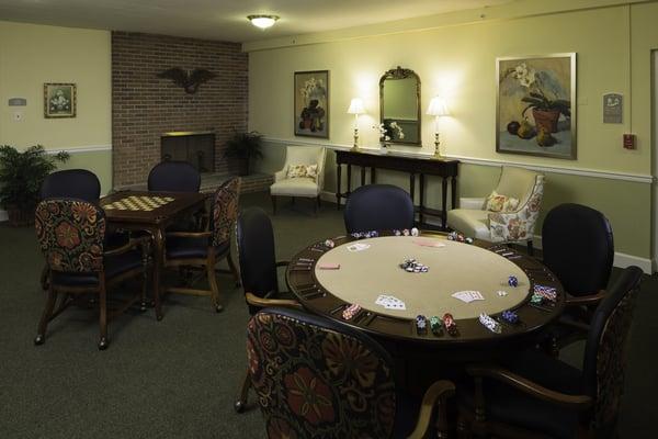 Enjoy a good game in our Game Room!