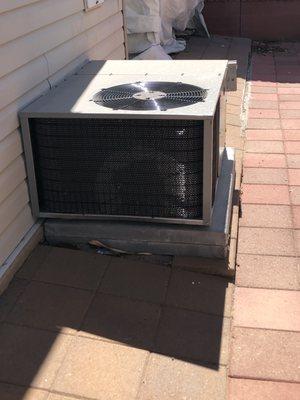 My new expertly and quickly installed a/c unit from Liberty Cooling & Heating.