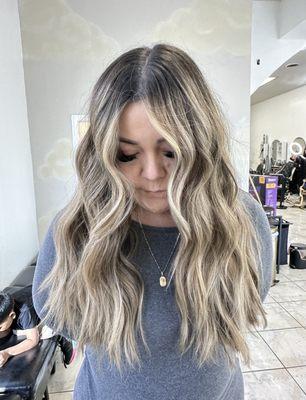 Sandy /Beige Blonde Balayage