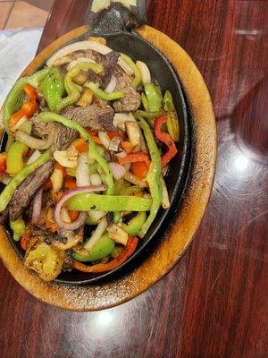 Beef Fajitas Dinner Platter