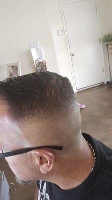 Fade! Excellent cut too - Zae is the man!