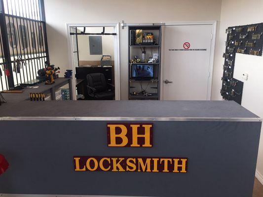 B'H locksmith shop  .