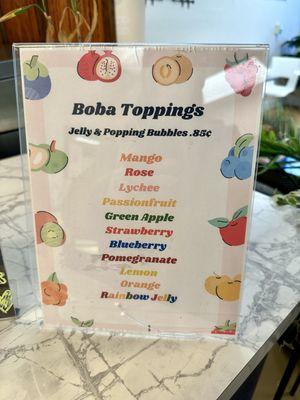 12/3/24 Boba toppings