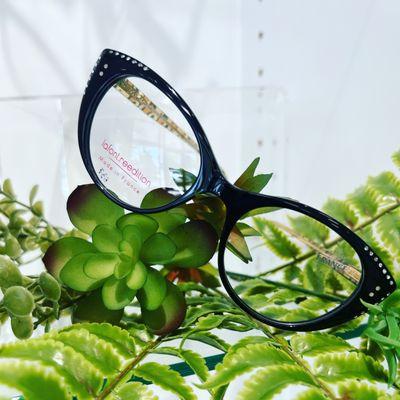 Black and bold CatEye Eyewear from LaFont. All handmade in Paris.