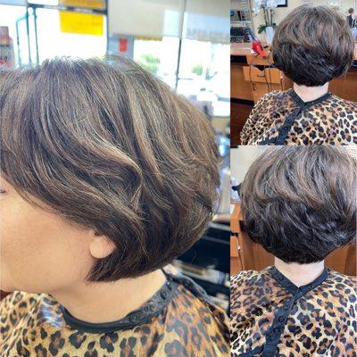 #Graduate bob haircut