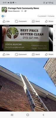 Gutter cleaning