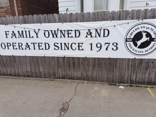 Oldest bar in Detroit. Current owners since 1973