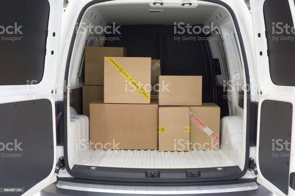 Packages loaded to be delivered