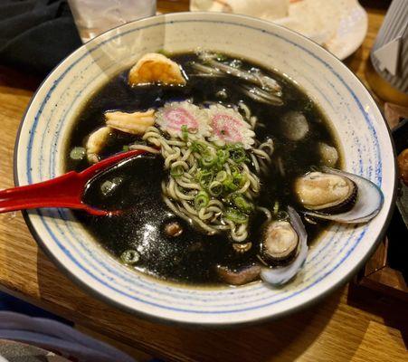 Inkfire Black Seafood Ramen