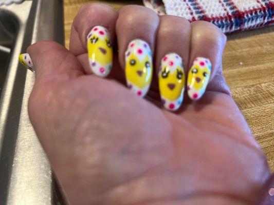 Live my Easter nails