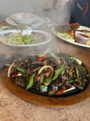 Sizzling Steak Fajitas