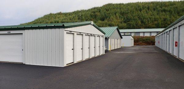 New storage buildings.