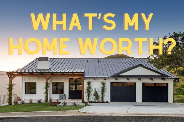 It's the ever popular question! What's my home worth? Contact us now for your home valuation. Evan Young & Jentri Young #bestrealestateagent