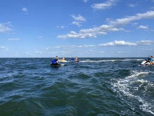 More jet ski riding