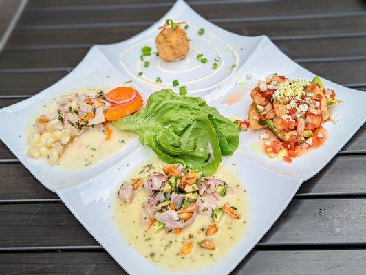 Ceviche Sampler | Instagram: @telephonesmoothie