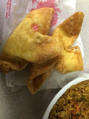 Sweet crab Rangoon