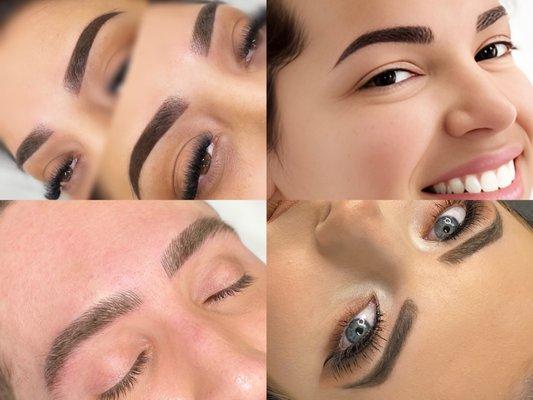 Types of Brows-Ombre Brows, Combo Brows, Microbladed Brows and Shaded Brows