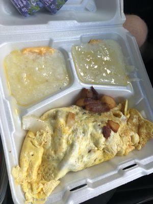 Bacon ultimate omelet