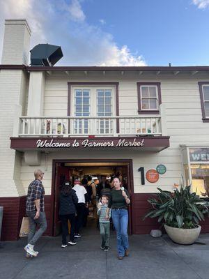 Entrance to the farmers market