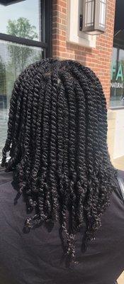 Natural Two-strand twists--no extensions.