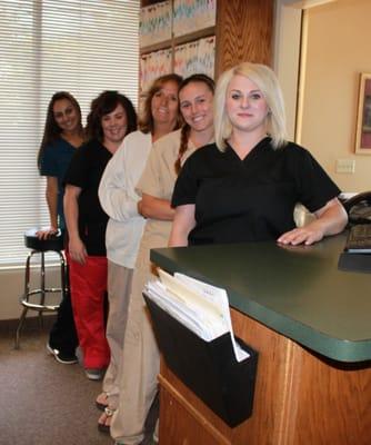 Mabe Chiropractic Office Staff is happy to help you with you all of your needs.