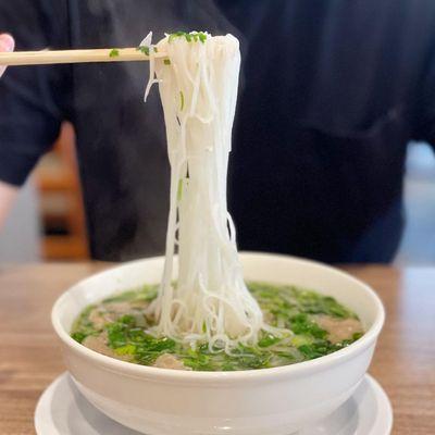 Get your classic pho fix at Bone & Broth! Our pho broth is made from simmering large beef joints for 12+ hours.