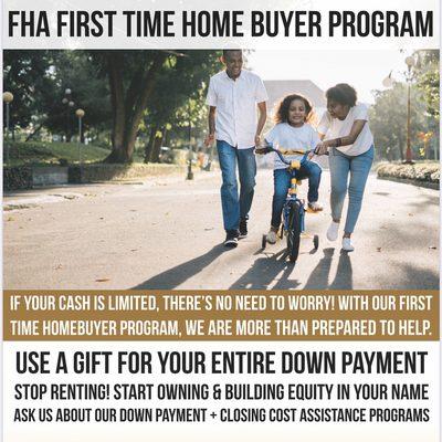 FHA first time home buyers