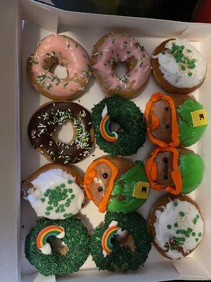 St. Patrick's donuts