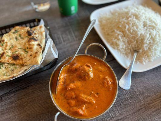 Butter Naan butter chicken