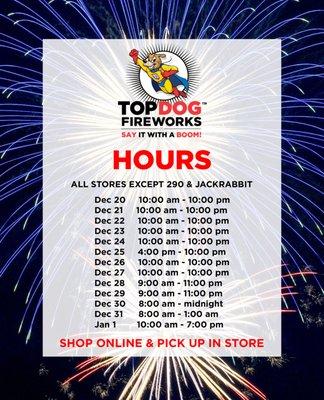 TOPDOG Fireworks Spring