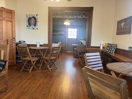 One of the two dining rooms.