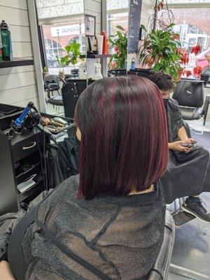 First time getting salon dyed hair