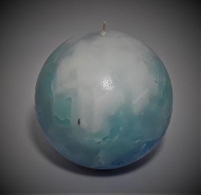 A beautiful sphere candle.