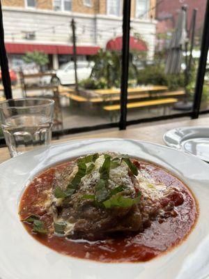 Eggplant parmigiana app