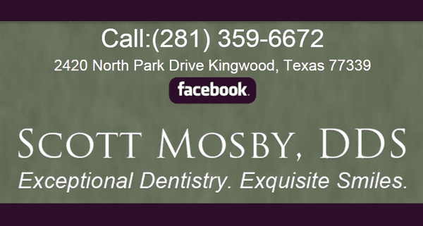 www.MosbyDDS.com
 Kingwood TX Dentist, Cosmetic Dentist, General Dentist, Restorative Dentist, Family Dentist
 Kingwood Family Dentistry