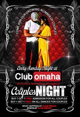 Every Sunday Night join us for Couple's Night